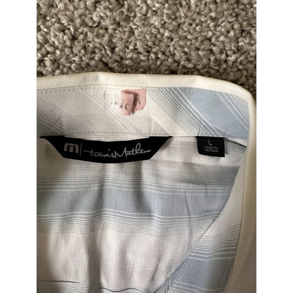 Travis Mathew Large‎ Champion Choice Button Up Golf Shirt EUC! - Picture 2 of 5